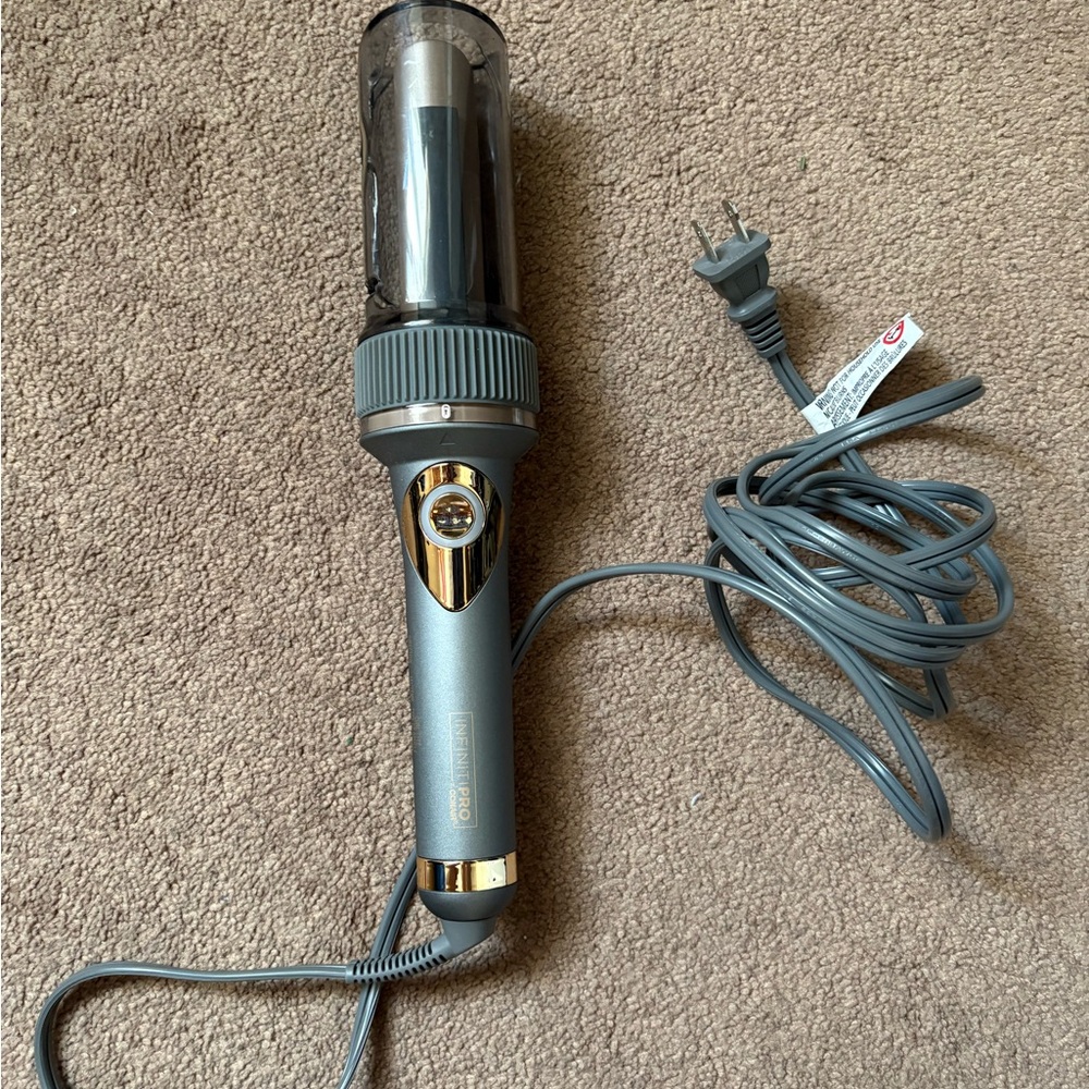 Gray and Gold Hair Styler curler